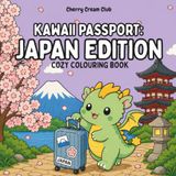 Kawaii Passport - Japan Edition Colouring Book