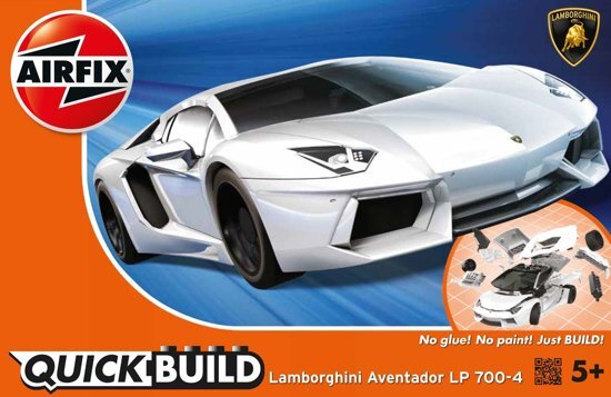 Airfix QUICKBUILD LAMBORGHINI AVENTADOR - WHITE