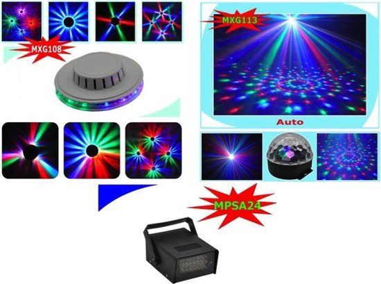 Moonlight Discolamp Party Set 6