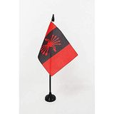 AZ FLAG Tafelvlag Falange Española de las JONS 15x10 cm Plastic Voet