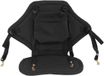 Allecto Siège de kayak - Réglable - Rouge - Étanche - Coussin extra épais - Convient à tous les modèles de kayak - Sangles incluses