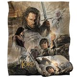 LORD OF THE RINGS Silky Touch Super Soft Sprei Deken, 152 x 127 cm