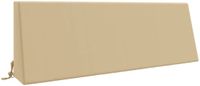 vidaXL Rugkussen SOEST 100% Polyester Beige 120 x 20 x 40 cm