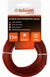 Schmith Premium trimmerdraad 2,4 mm x 15m, dubbele ster