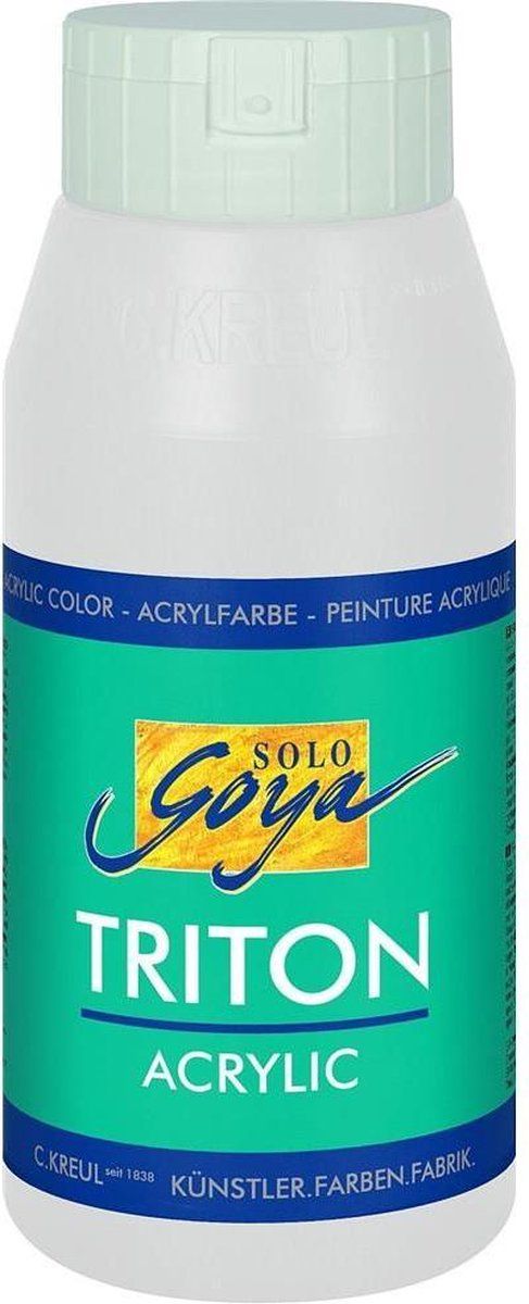 Solo Goya TRITON - Witte Acrylverf – 750ml