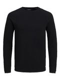 JACK & JONES Jjehill Knit Crew Neck Noos Heren Trui Zwart XL