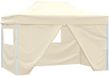 vidaXL Partytent 280 x 410 x 315 cm Crèmekleurig Oxford Stof
