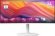 MSI Modern MD342CQPWDE computer monitor 86,4 cm (34") 3440 x 1440 Pixels UltraWide Quad HD VA Wit