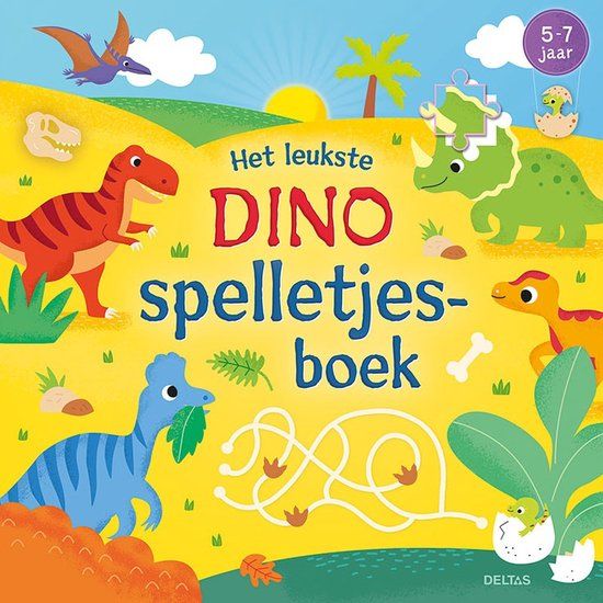 Het leukste dino spelletjesboek (Paperback) - 48 pagina's - 15 maart 2023