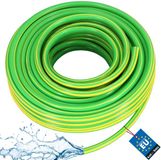 KOTARBAU® Tuinslang, Waterslang, PVC, 30 m, Groen Geel, 1/2 Inch, 4-Lagen, Flexibel, Bewateringsslang, Versterkt, Tuinbewateringsslang, Waterslang voor Tuin