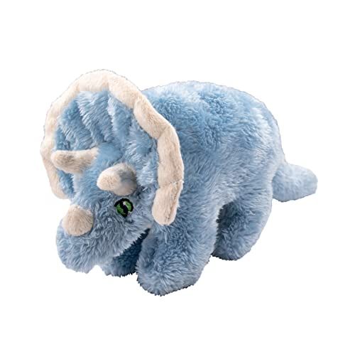 Deluxebase Eco Buddiez SML-Triceratops pluche dier - meerkleurig (55406)