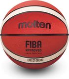 Molten BG2000 recreatie basketbal voor binnen- en buitengebruik - maat 6 (dames) - oranje/crème