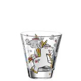 LEONARDO Bambini Glas Eenhoorn 215 ml Meerkleurig/Transparant 6 stuks