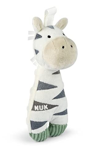 NUK Knuffel Little Vriend Zebra met fopspeen