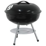 VidaXL Kettle Charcoal Grill - Black
