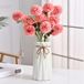 Omgoods - Vase en céramique blanc pour fleurs 7 pouces avec design moderne