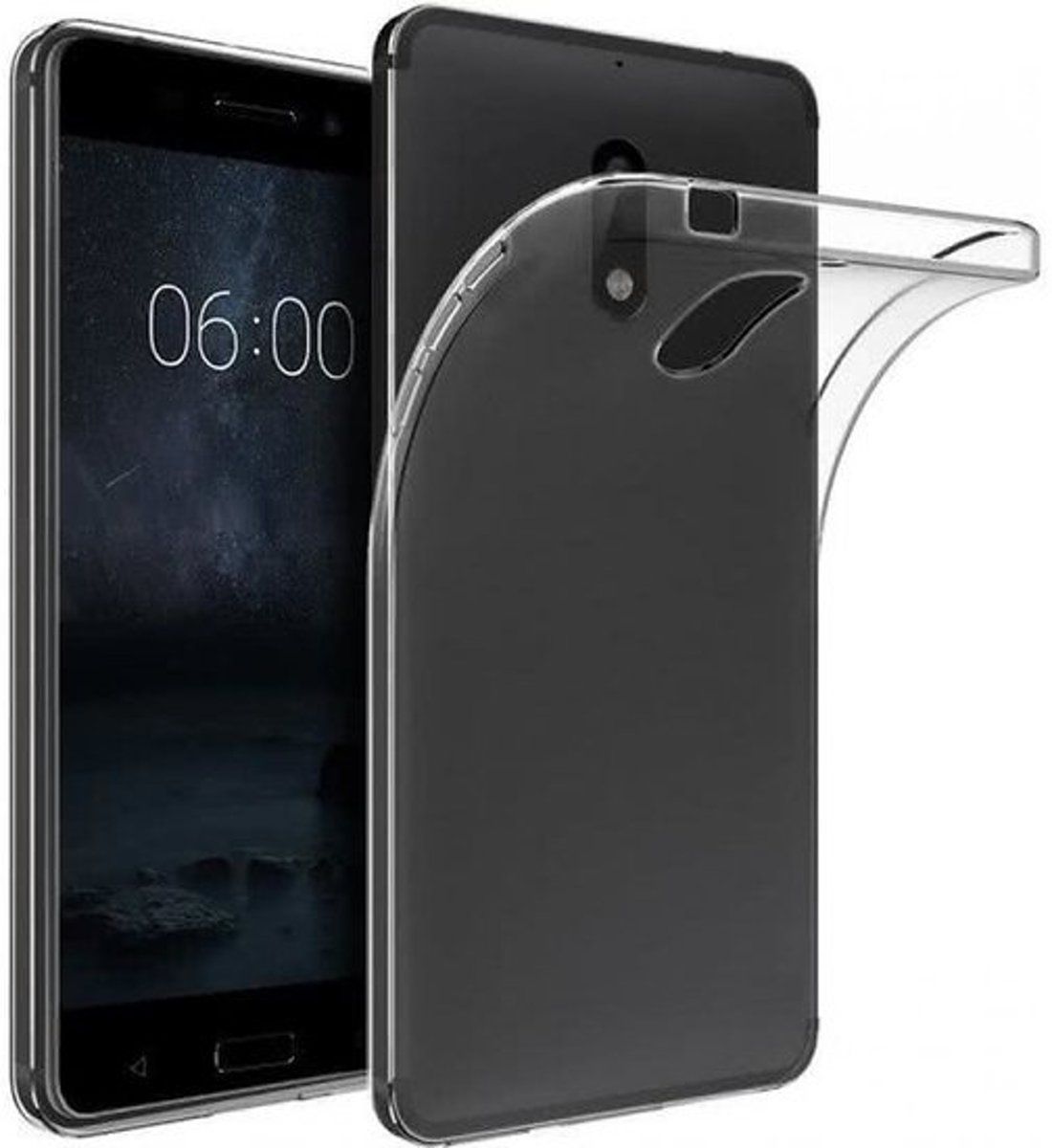 Best Cases Nokia Best Cases Transparant TPU back case cover Hoesje voor Nokia 1