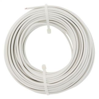 ProCable Tweelingsnoer - 20 meter (Wit, 2 x 0.75 mm², 42 volt)