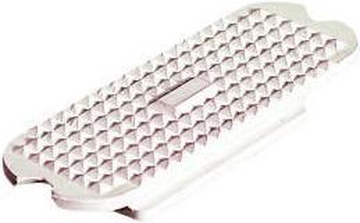 Euro Horse Stijgbeugelinleg recht, rubber, wit 12cm