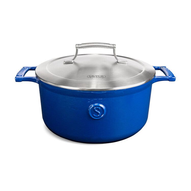 BK Bourgogne Gietijzeren Braadpan Royal Blue 28 cm