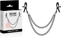 Begme Red Edition Nipple Clips With Chain