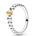 Pandora Ring Dames Yellow Stone - Zilver - Maat 52