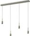 OSRAM Decor hanglamp Needle Linear 4xE27, beige, staal