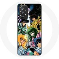 Maniacase Etui voor Samsung Galaxy A33 5G De ridders van de dierenriem Anime Cult Saint Seiya Anime Manga