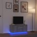 Prolenta Maison Exclusive - TV-meubel met LED-verlichting, grijs Sonoma, 100x41x50 cm