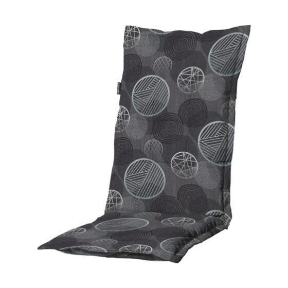 Madison tuinstoelkussen Circle 123 x 50 cm katoen grijs