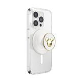 PopSockets Ronde telefoongreep compatibel met MagSafe, inclusief adapterring, telefoonhouder, compatibel met draadloos opladen - Luxe emaille Mickey
