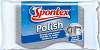 Spontex Polijstspons van roestvrij staal, ideaal voor roestvrijstalen pannen