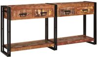 vidaXL Wandtafels - Set van 2 - Multikleur - Hout