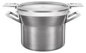 Boîte de rangement 20 cm, 3 litres, 3 couches, acier inoxydable avec couvercle
