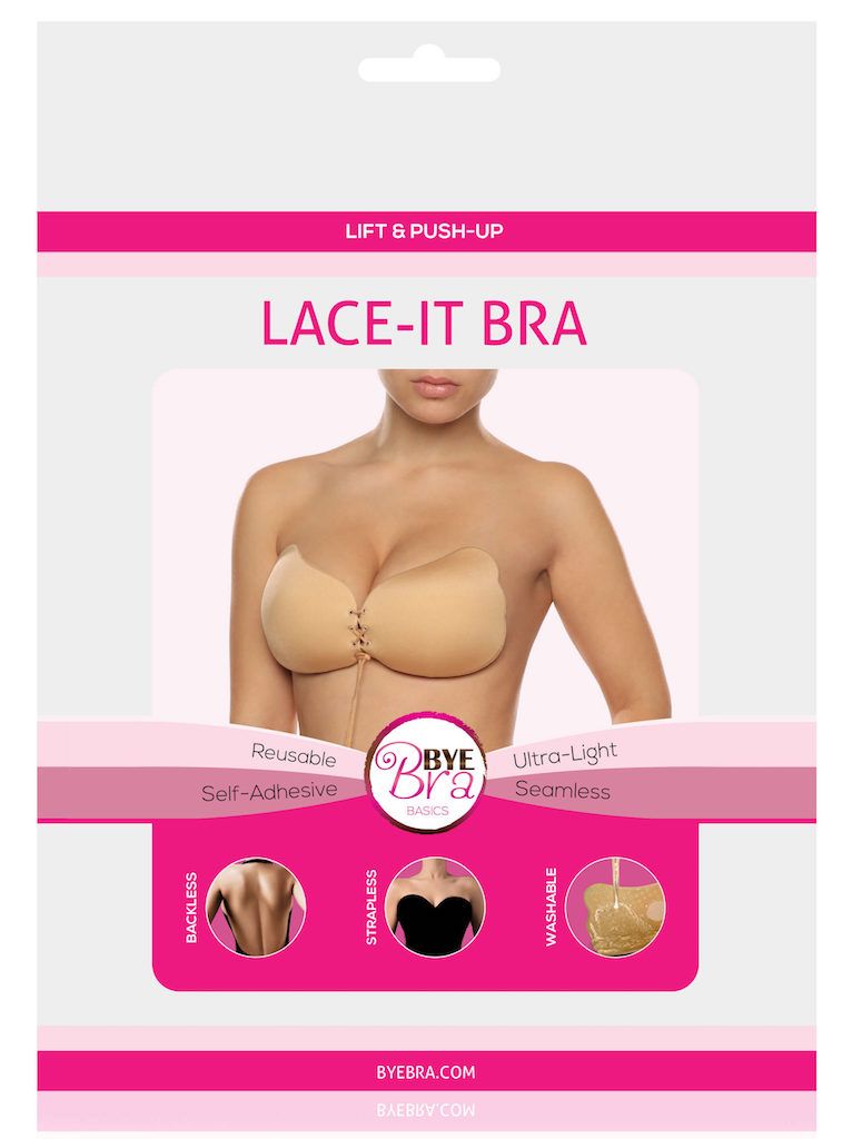 Bye Bra Lace-it Bra Nude Cup D - 8718801013199