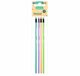 Euro-Trade Limited Liability HB Driehoekige Potlood met Gum Pastel, 4st.