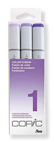 Copic Schetset met 3 kleuren Fusion 1