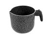 Home Stone melkkan met antiaanbaklaag, steen, 2,26 l, antraciet