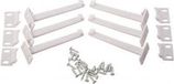 Dream Baby Veiligheidshaakjes Keukenkastjes - Kinderbeveiliging voor Kasten - Kastslot - Kast Beveiliging Baby - Eenvoudig te Monteren - 6 Stuks - Wit