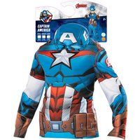 Rubie's France Rubie's Eco-verantwoorde vermomming Frankrijk Marvel Captain America L