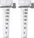 Relaxdays Regenmeter - Set van 2 - Met Houder - Tot 35 mm/m² - Kunststof - Tuin