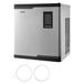 VEVOR Commerciële IJsmachine – Hoofdeenheid, 136 kg/dag RVS IJsmachine met Slim Bedieningspaneel, Zelfreinigend, Instelbare Dikte, Ideaal voor Restaurants, Bars, Cafés, Hotels – Alleen Hoofdeenheid