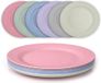ShuoZhouShiShuoChengQuHuangGaoWangLuoKeJiZiXunLtd. Service Set, 6x Assiettes de dîner 25 cm, Incassable, Léger, Sans BPA