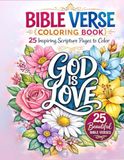 Bible Verse Coloring Book: 25 Inspiring Scripture Pages to Color