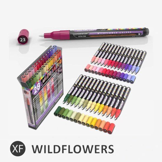 TOOLI-ART Marker set Wildflower 0.7mm