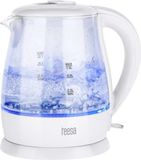 Teesa TSA1030 - Elektrische waterkoker, 1,0 liter, wit/glas