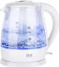 Teesa TSA1030 - Elektrische waterkoker, 1,0 liter, wit/glas