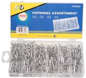 Aanhangwagendirect Topgear Assortimentsdoos met popnagels - 500 delig