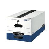 Bankers Box LIBERTY PLUS Heavy-Duty Storage Boxes, FastFold, String and Button, Letter, Case van 12 (11111)