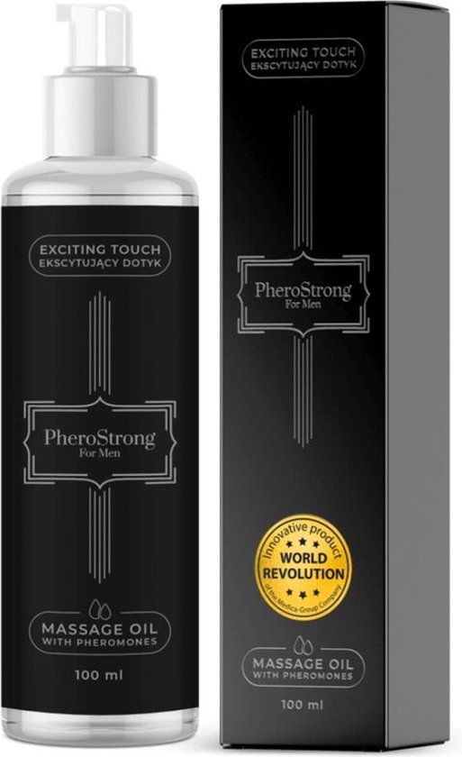 PheroStrong Massageolie - Mannen - Transparant - 100 ml
